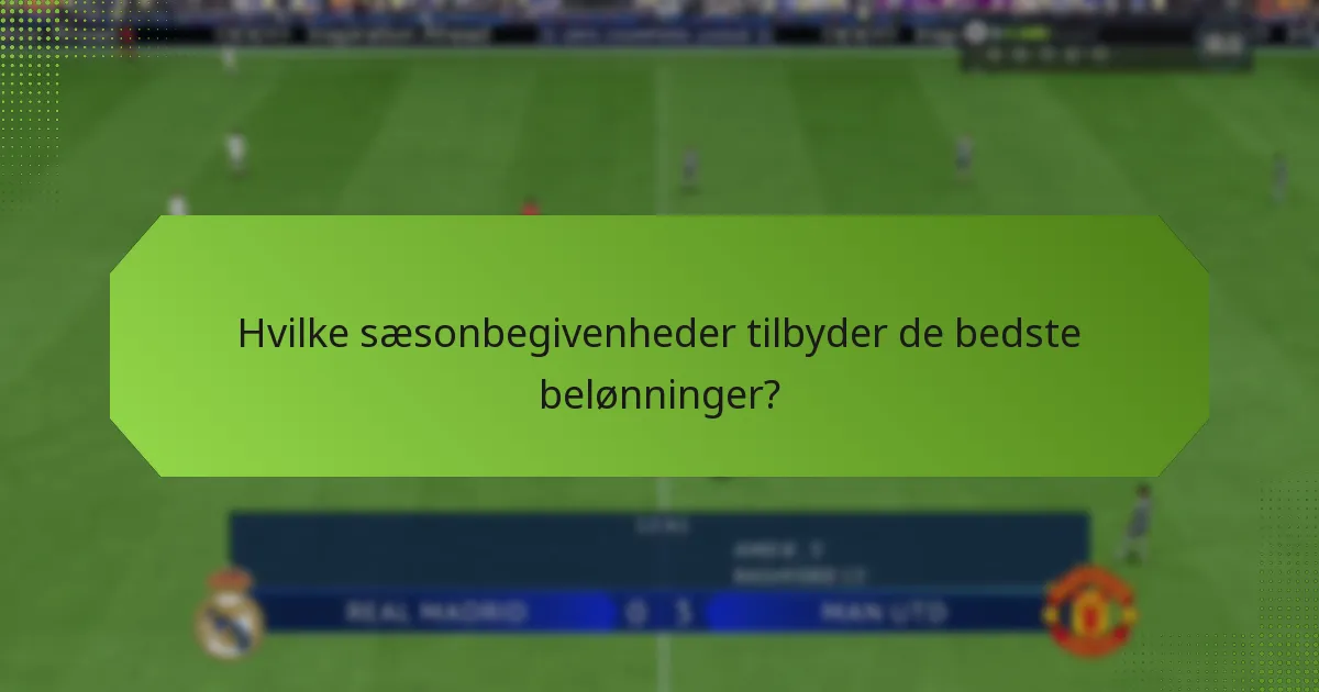 Hvordan indløser man FUT-koder til sæsonbegivenheder?